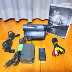 【動作確認済】SONY 高画質 Hi8 ビデオカメラ CCD-TR3 セット