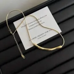 サージカルステンレス　ネックレス　ゴールド　スネークチェーン ステンレス