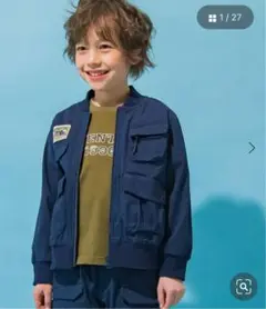 ワスク　ライトアウター　ネイビー