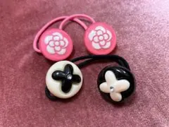 ヘアゴム お花　2個セット　フラワー　おまとめ