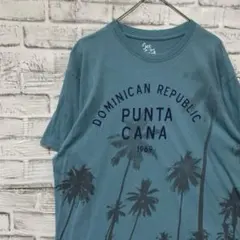 ユーロ古着ヴィンテージTシャツ！ブルー半袖L 0521