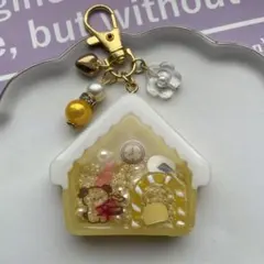 94レジン　シャカシャカキーホルダー　シェイカー 家　犬　料理