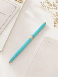 ティファニー★Tiffany カラー スリムボールペン 純正インク 難ありのサムネイル