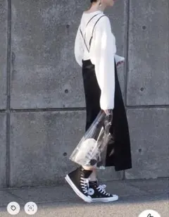 TODAYFUL トゥデイフル★ ダブルストラップベルベットスカート ワンピ