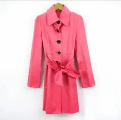 Pinky&Dianne レディース 38 ピンク　スプリングコート