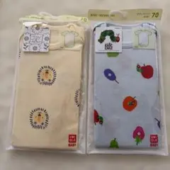 ユニクロ　UNIQLO ベビー　ボディースーツ　半袖　70