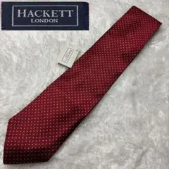 新品✨ HACKETT LONDON 英国製 シルク ネクタイ ブルー 小紋 - メルカリ