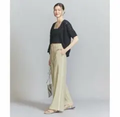 ビューティー&ユース　ユナイテッドアローズ　サイドエンブロイダリー パンツ