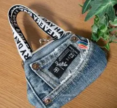 ❣️リメイクデニムde.がま口ポーチ❣️カードケース❣️