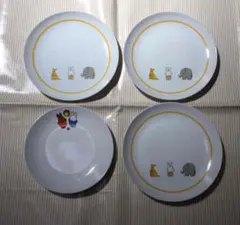 ミッフィーのお皿 ４枚セット　ローソン