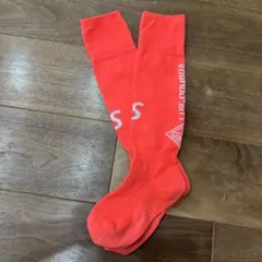 オレンジ色 Sサイズ サッカーソックス