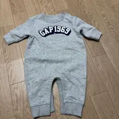 GAP 1969 グレー ロンパース 0-3month 50,60