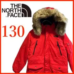 T4481*ノースフェイス*ダウンジャケット*ダック*フード*キッズ130*