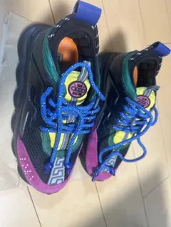 【中古品】versace スニーカー 箱付き 袋付きのサムネイル
