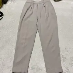 PLST センタープレスパンツ S ライトベージュ