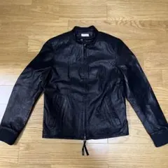 本革nano universeレザーライダースジャケット　豚革　42
