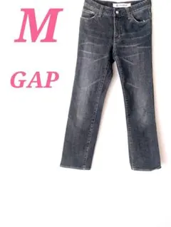 GAP STRAIGHT LEG デニムパンツ ブラック サイズ2 ロング丈のサムネイル