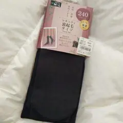 240デニール ブラックタイツ M-L