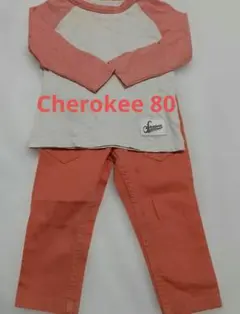 ラグランスリーブTシャツとパンツセット