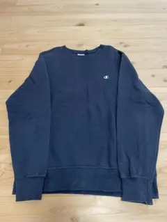 Champion ネイビー 長袖トレーナー L