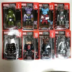 ハッピーくじ BE@RBRICK MARVEL マーベル 8種セット