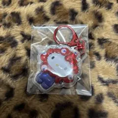 ハローキティ ミャクミャク キーホルダー ぷっくり 立体