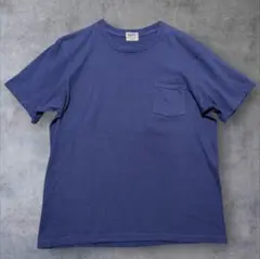 Pherrow’s／フェローズ ポケット付きピグメントTシャツ “Navy”のサムネイル