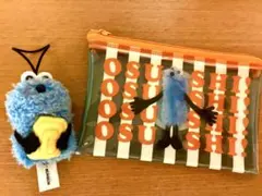 パペットスンスン×スシロー ポーチ•指人形マスコットセット