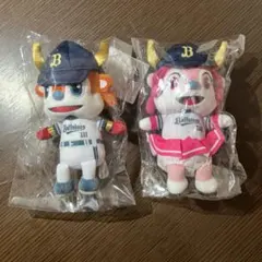 オリックスバファローズ　マスコットキーチェーン（バファローブルとベルのセット）