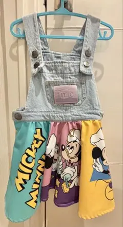 しまむら Littc Disneyジャンバースカート 90cm