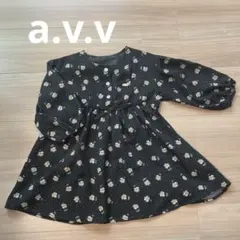 a.v.v 花柄ワンピース 90サイズのサムネイル