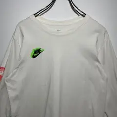 NIKE ナイキ　ロンT サイズL 長袖Tシャツ　デカロゴ　スウォッシュ　古着