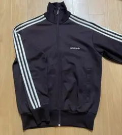 adidas トラックジャケット ブラウン L