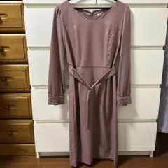 PROPORTION 長袖ワンピース ピンク