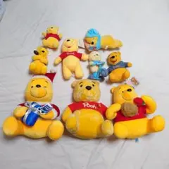 くまのプーさん　ぬいぐるみ　詰め合わせまとめ売り