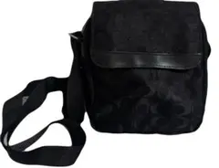 COACH コーチ シグネチャー ショルダーバッグ ブラック