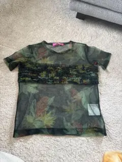 希少【comme des garcons】JUNYA 花柄　シースルーtシャツのサムネイル