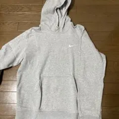 Nike グレー フード付きパーカー XL