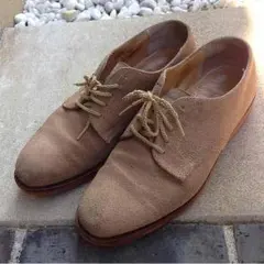 コールハーン コルクソール プレントゥーシューズ