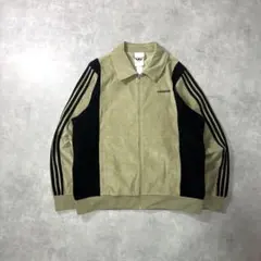 adidas トラックジャケット ジャージ コーデュロイ 現行 ベージュ XL