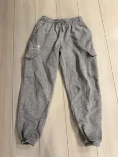 UNDER ARMOUR グレー 裏起毛スウェットジョガーパンツ