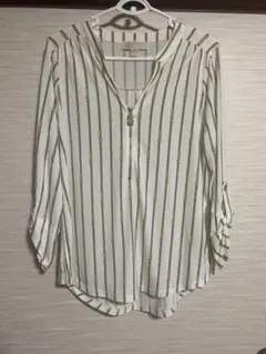 MICHAEL KORS ストライプ柄シャツ Mサイズのサムネイル