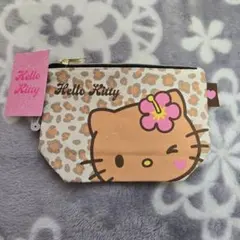 ♡ハローキティ ヒョウ柄ポーチ