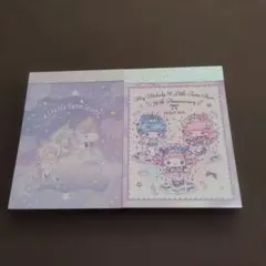 【新品】キキララ・キキララ＆マイメロディ　ミニメモのサムネイル