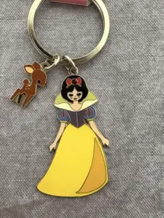 白雪姫 メタルキーホルダー　棚卸し安売り