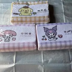新品未開封　サンリオ ゆるっとシンプル低反発まくら3個セット