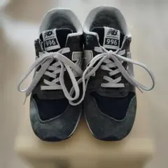 （日）迄セール☆　New Balance 996 グレー/ネイビー スニーカー