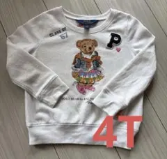 Polo Ralph Lauren 4T 長袖ラルフローレン　女の子　ポロベアのサムネイル