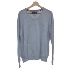【美品】TOMMY HILFIGER トミーヒルフィガー Vネック セーター L
