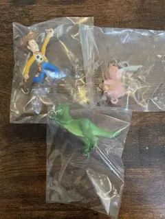 トイ・ストーリー3ゆらゆらつながるマスコット　★ウッディ・レックス・ハム